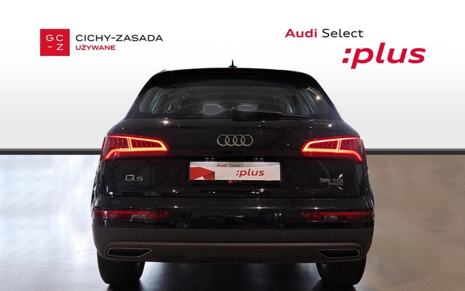 Audi Q5 cena 139900 przebieg: 104283, rok produkcji 2019 z Warszawa małe 379